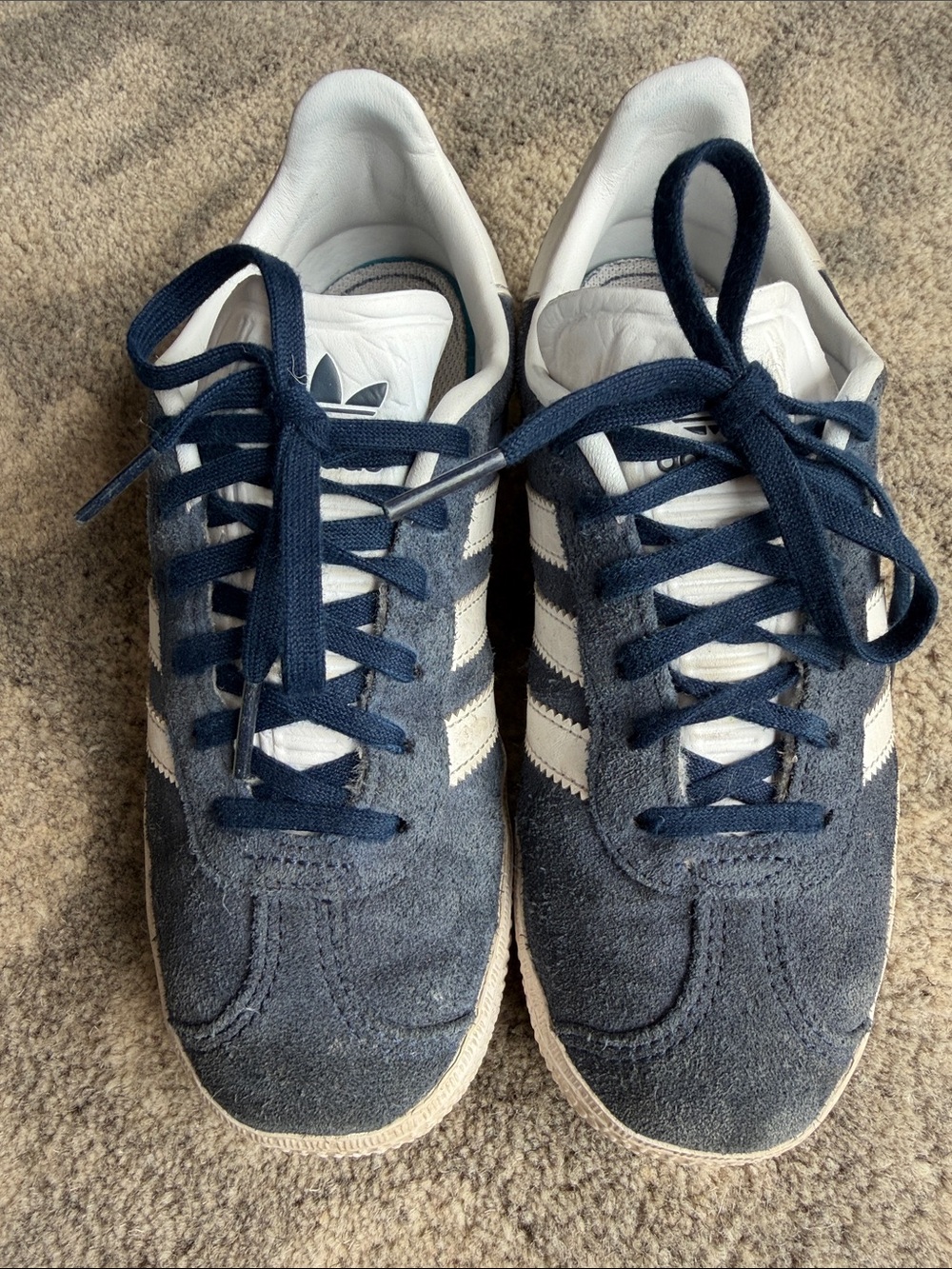 Adidas gazelle blue size 2 - Picture 3 of 3